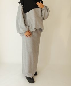 Ensemble Sweat et Jupe Sportswear gris