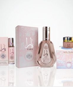 Pack Cadeau Yara : Parfum 50 ml, Vaseline Parfumée et Roll-On