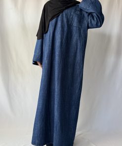Robe longue en jean