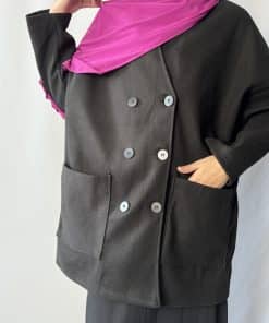 Blazer oversize effet cachemire