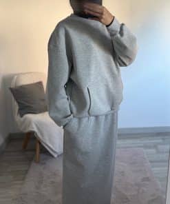 Ensemble Sportswear Premium Gris Clair – Confort, style et élégance mastour