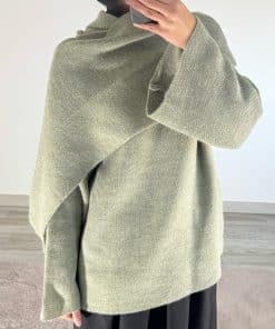 Pull Écharpe – Élégance & Confort Intégrés