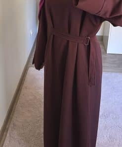Robe longue détaillé ceinture